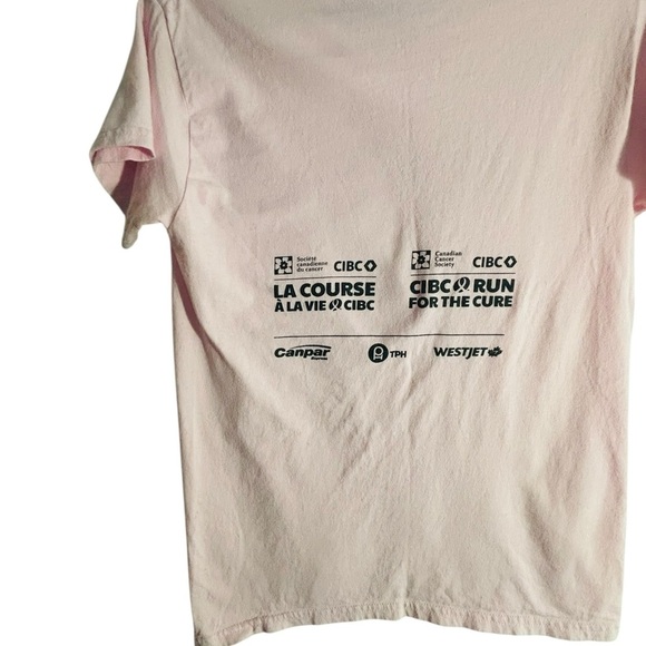 💓Pink Ribbon Breast Cancer Run for the cure T-Shirt Great condition💓 - Picture 7 of 9